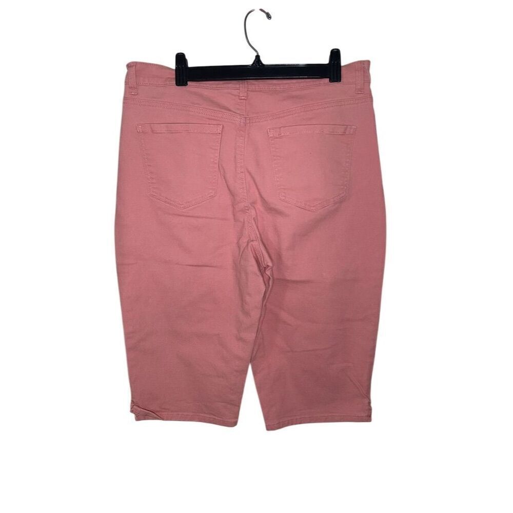 Gloria Vanderbilt Women's Capri Pants Size 16 Pink High-Rise Casual - Picture 3 of 3